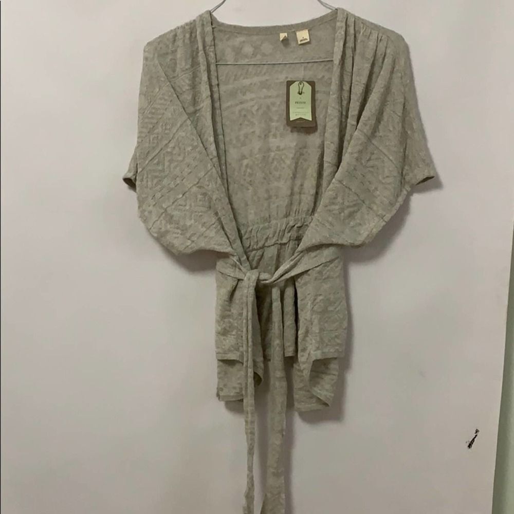 NWT MOTH ANTHROPOLOGIE OPEN CARDIGAN SWEATER S
